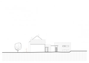 Rodinný dům na Brněnsku, FRIS architekti, pohled jižní