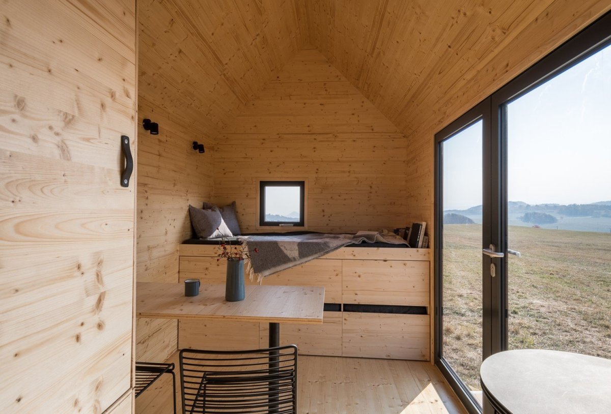 Mobilní domek Mobile Hut, ARTIKUL architekti.