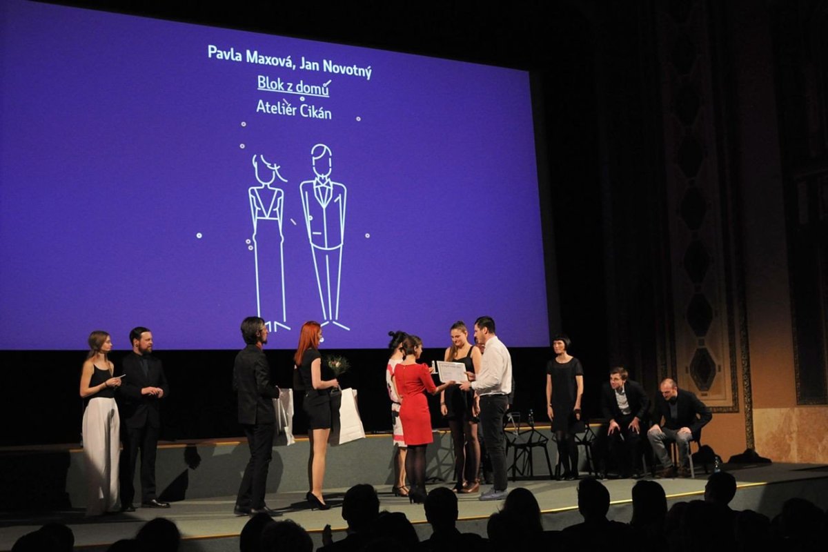 Olověný Dušan 2016, vítězové Pavla Maxová a Jan Novotný /architektura/ - foto