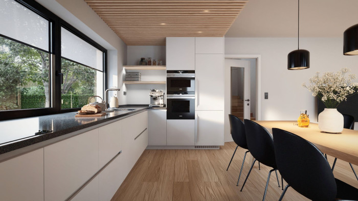 Kuchyně (Pasivní dům Verdant od ZEO Homes)