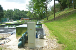 Čištění probíhá také pomocí mechanických filtrů