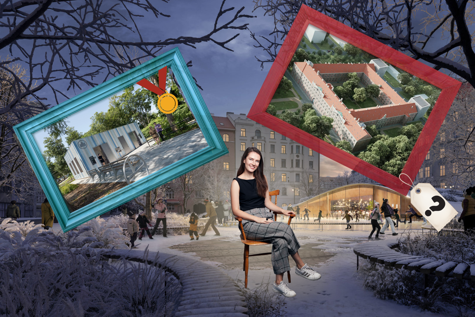 Rekonstrukce Invalidovny, cena pro veřejné záchody a náměstí Miloše Formana