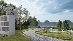 V Černošicích u Prahy vznikne nový městský hřbitov od studia MS architekti