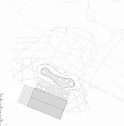 FCC Arquitectura & Paulo Lobo, Cella Bar, situace - foto