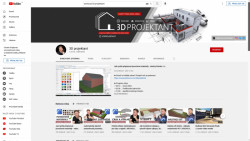 Nepřehlédněte YouTube kanál 3D projektant