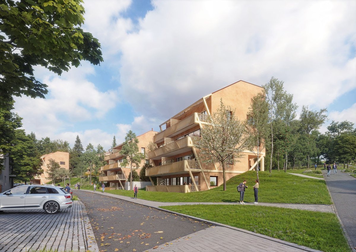 Vizualizace nové výstavby Korzo Lipno