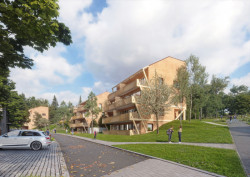 Vizualizace nové výstavby Korzo Lipno