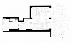 Kro Bistro & Bar, půdorys, Neuhäusl Hunal