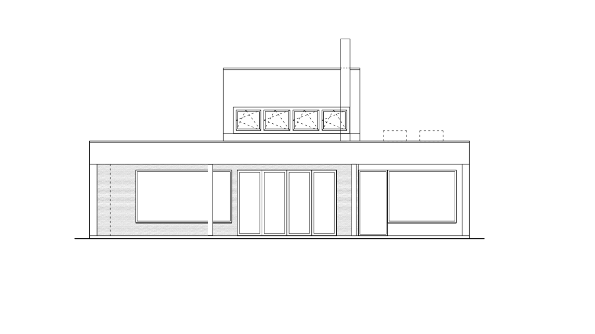 Bytový dům N!DO, pohled jih, Grido architekti