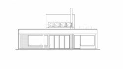 Bytový dům N!DO, pohled jih, Grido architekti