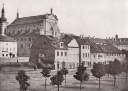 Karlovo náměstí v Praze v roce 1858.