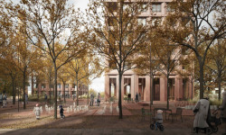 Společnost Skanska staví novou čtvrť Modřanský cukrovar podle návrhu studia Chybik+Kristof