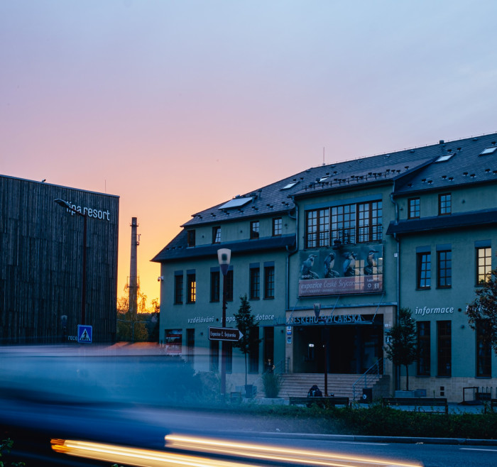 Dům Českého Švýcarska - výřez z fotografie