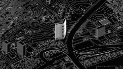 Návrh studentského bydlení v Holešovicích, axonometrie, Richard Múdrý.