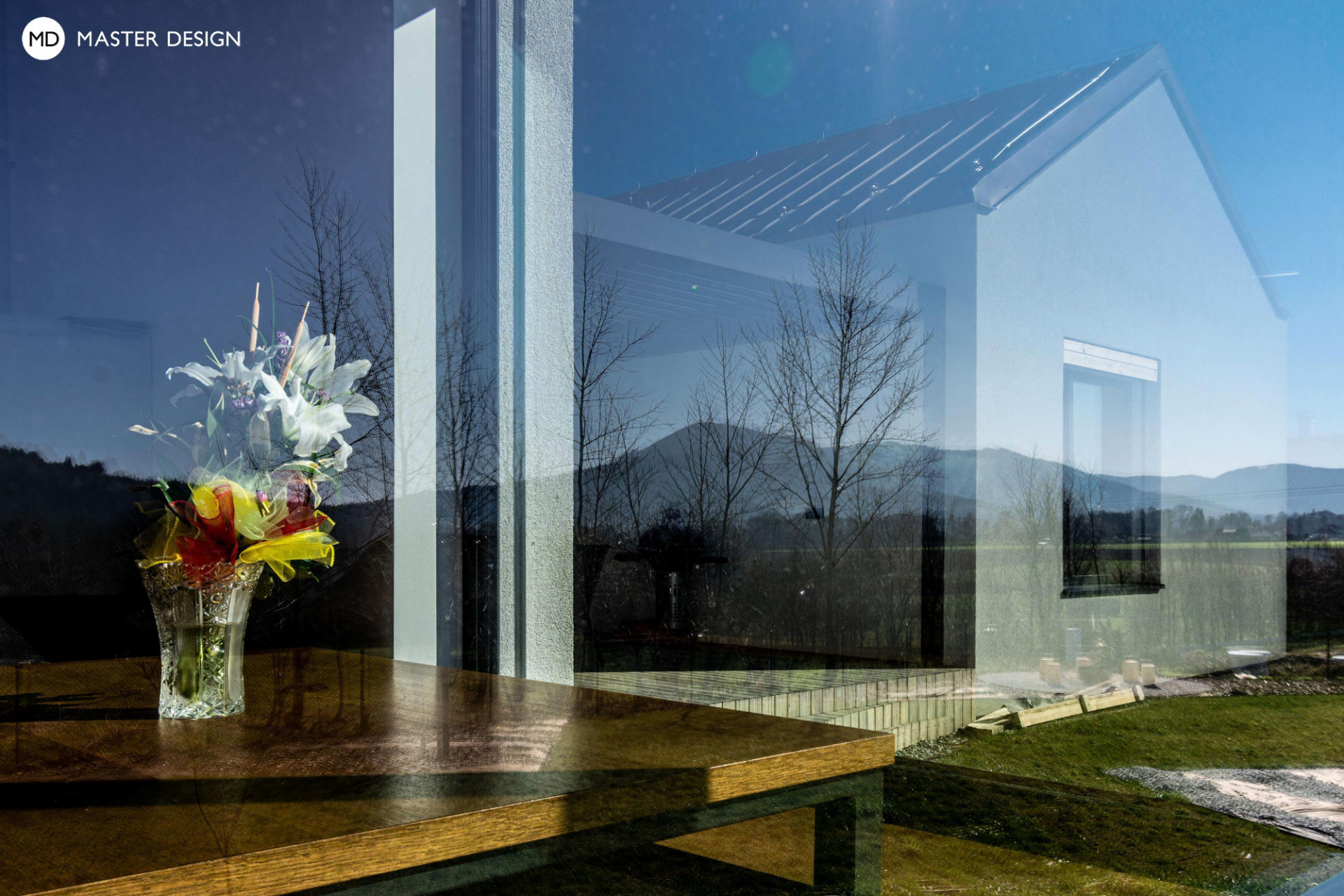 Bungalov s krytým stáním, Pržno, Master Design.