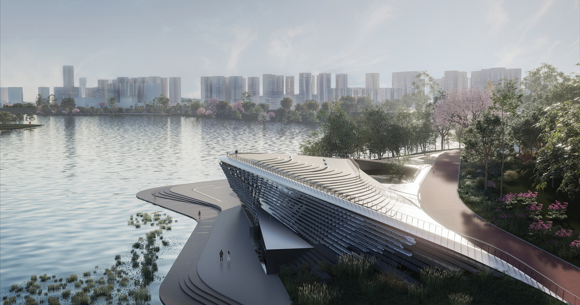 Tianfu Roadshow Center v Číně od Tektonn Architects 