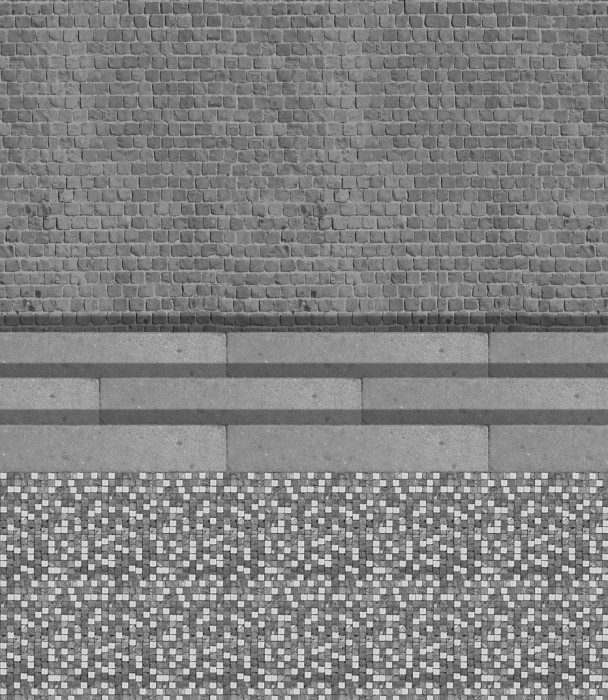 Návrh na úpravu náměstí v Benešově, detail dlažby, Marcela Steinbachová, Vít Holý