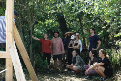 Křížová cesta od studentů FA VUT v zaniklé obci Pelhřimovy