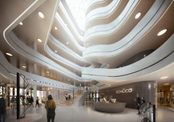 Návrh nové centrály firmy Schüco, 3XN