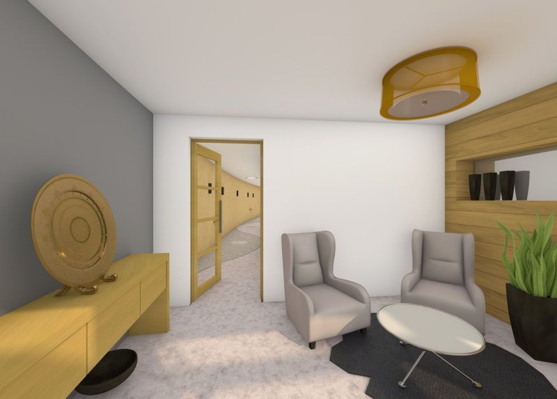 ARCHCON atelier - Hotelové apartmány podle Feng-shui - vizualizace