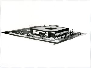 Růžena Žertová, model obchodního domu Prior v Pardubicích, 1970–1974