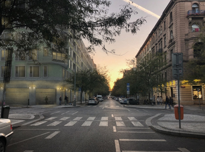 Bytový dům v Karlíně, vizualizace, Barbora Červeňová