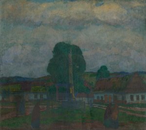 Jurečkova sbírka – Antonín Hudeček, Večer v Machově