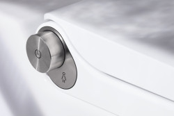 Cleanet Riva od LAUFEN - tlačítko pro nastavení