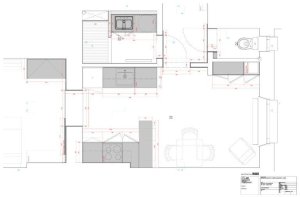 ArchitectureMADE, rekonstrukce plzeňského 1+1, půdorys