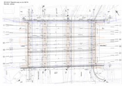Železniční most v Bartoškově ulici, nový stav, půdorys - foto