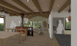 Dům s ozvěnami Karibiku, Irena Truhlářová, Ing. Martin Jirsa, ARCHCON atelier - vizualizace