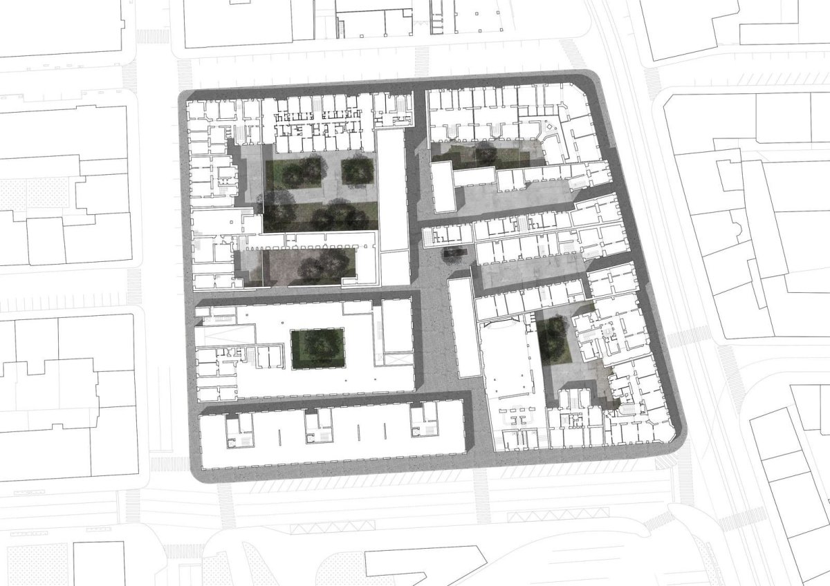 Jeden z oceněných projektů v kategorii Architekt projekt, Mixed-use development Na Knížecí z ateliéru Kuzemenský & Synekod od Tomáše Geliena