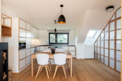 Interiér mezonetového bytu, studio AEIOU