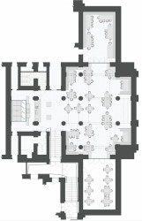 studio RAKETOPLÁN, Radniční sklípek v Liberci - půdorys