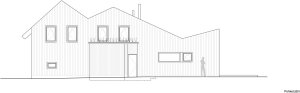 Rodinný dům v Písnici, daviddavidová architekti: Pohled jižní