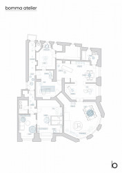 Bomma atelier, půdorys, Sophie Wannenes