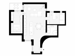 Byt P7, půdorys nový, Martin Skoček