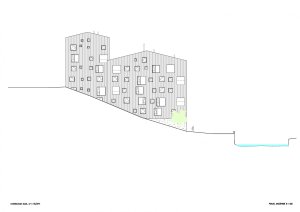 Aparthotel Sv. Vavřinec v Peci pod Sněžkou, ov-a/Jiří Opočenský, Štěpán Valouch, pohled jihozápadní