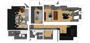 Markéta Killi, Urban interior - interiér bytu, Palác Dlážděná.