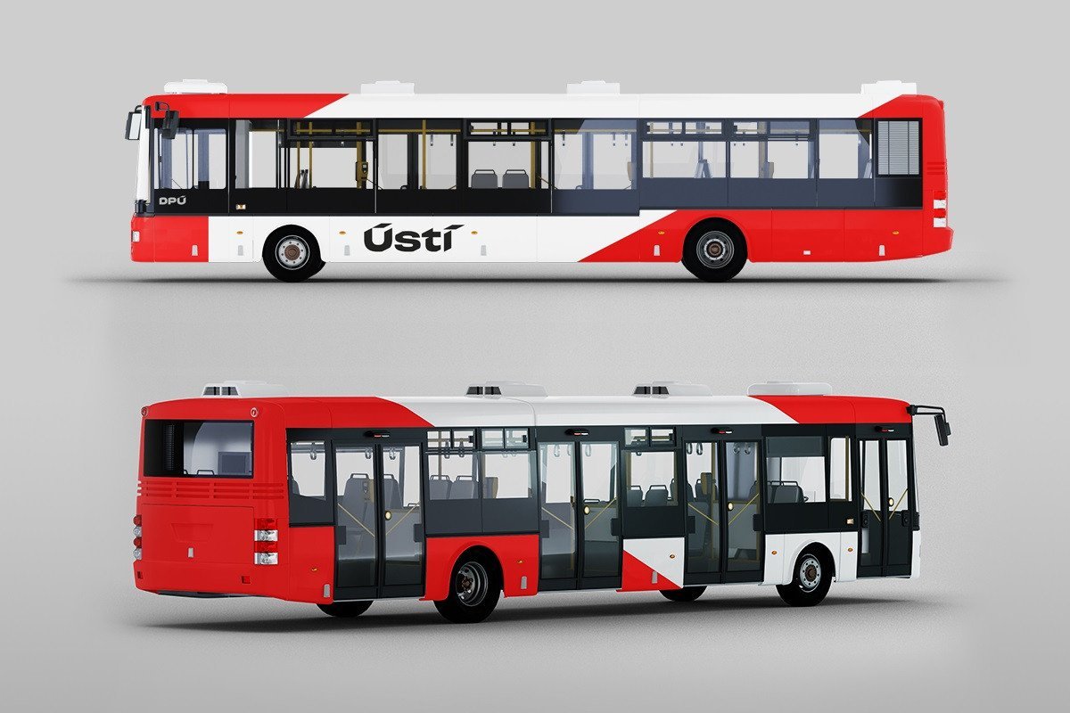 Nová vizuální identita Ústí nad Labem od studia Trifor