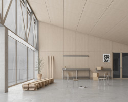 Pohled do domu s dílnami