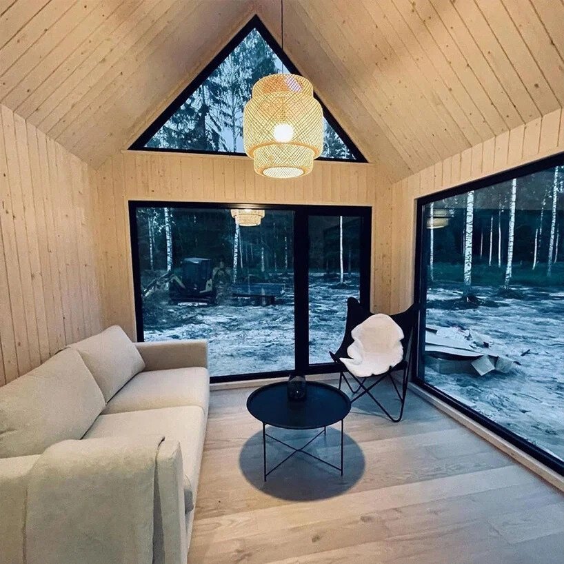 Tři typy prefabrikovaných kabin pro práci i relaxaci od společnosti My Cabin