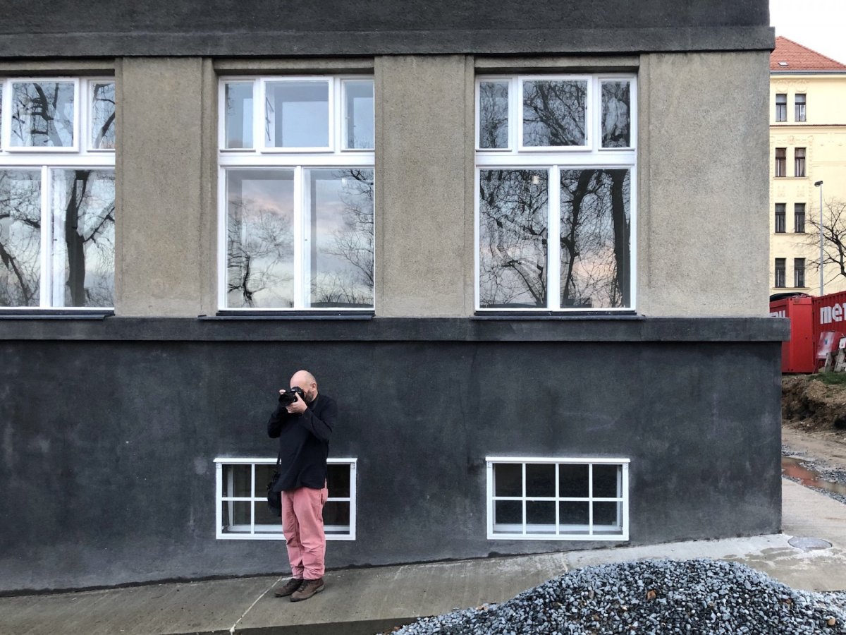 Škola architektury AVU v Praze po rekonstrukci podle návrhu Marcely Steinbachové a ateliéru Skupina