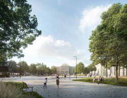 Vítězný návrh nové podoby Senovážného náměstí v Českých Budějovicíchc