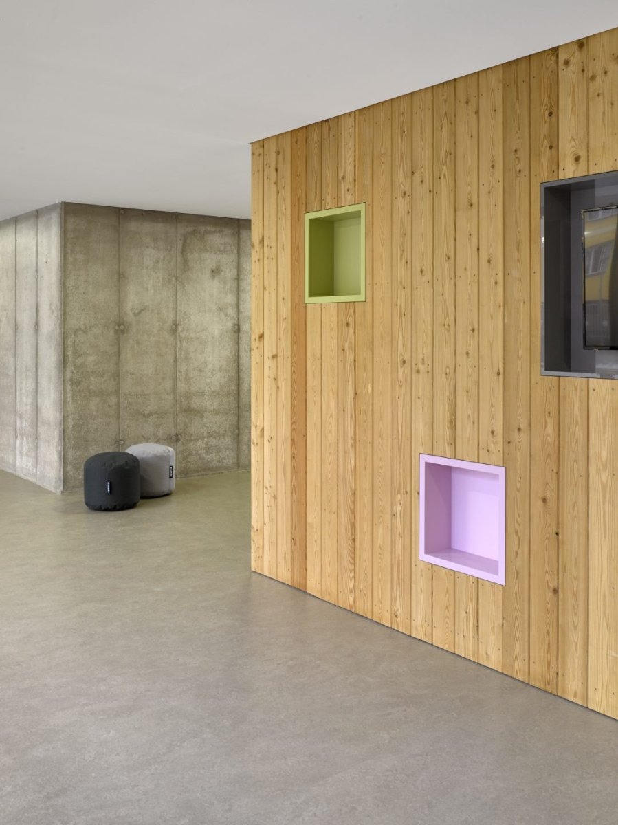 Mateřská škola Za Branou, Pacov / VYŠEHRAD atelier - Finalista 5. ročníku České ceny za architekturu. Foto: Filip Šlapal