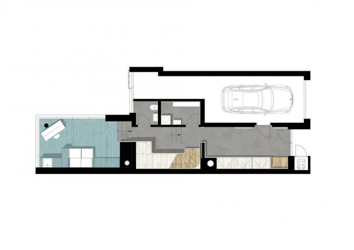 studio AEIOU, Interiér rodinného domu v Brně