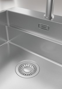 Detail lišty dřezu Box Pro