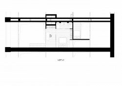 Loft with love, Vít Máslo a David Chisholm / CMC architects, půdorys vyšší části