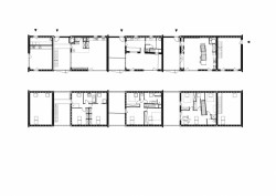 Les Pieds Vertes, j + e architekti / Benjamin Jardel, Nicolas Epaillard, půdorys
