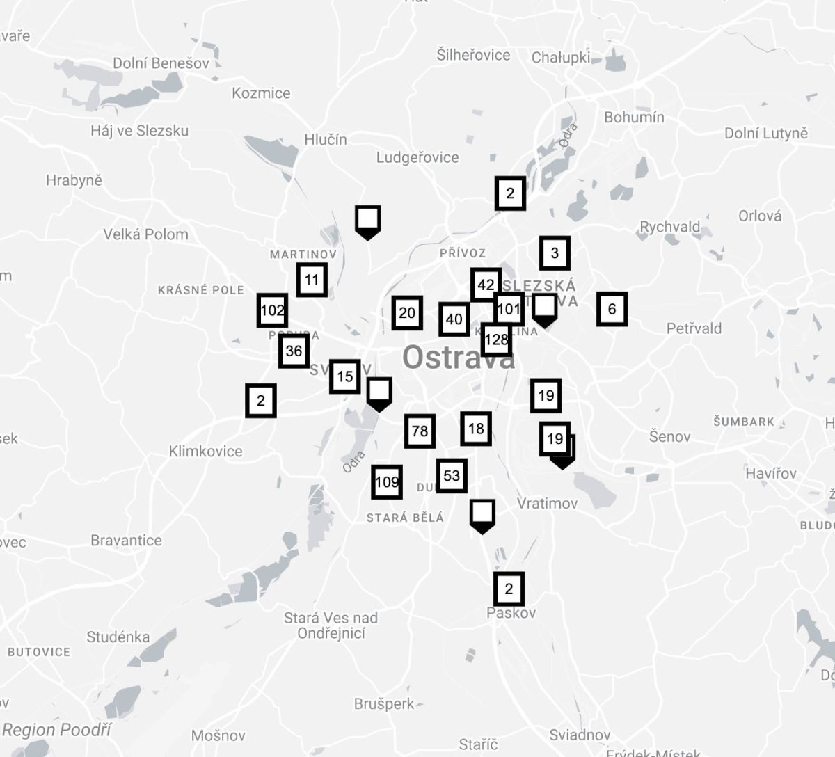 Ostravská architektura a urbanismus sedmdesátých a osmdesátých let mají novou speciální mapovou databázi.